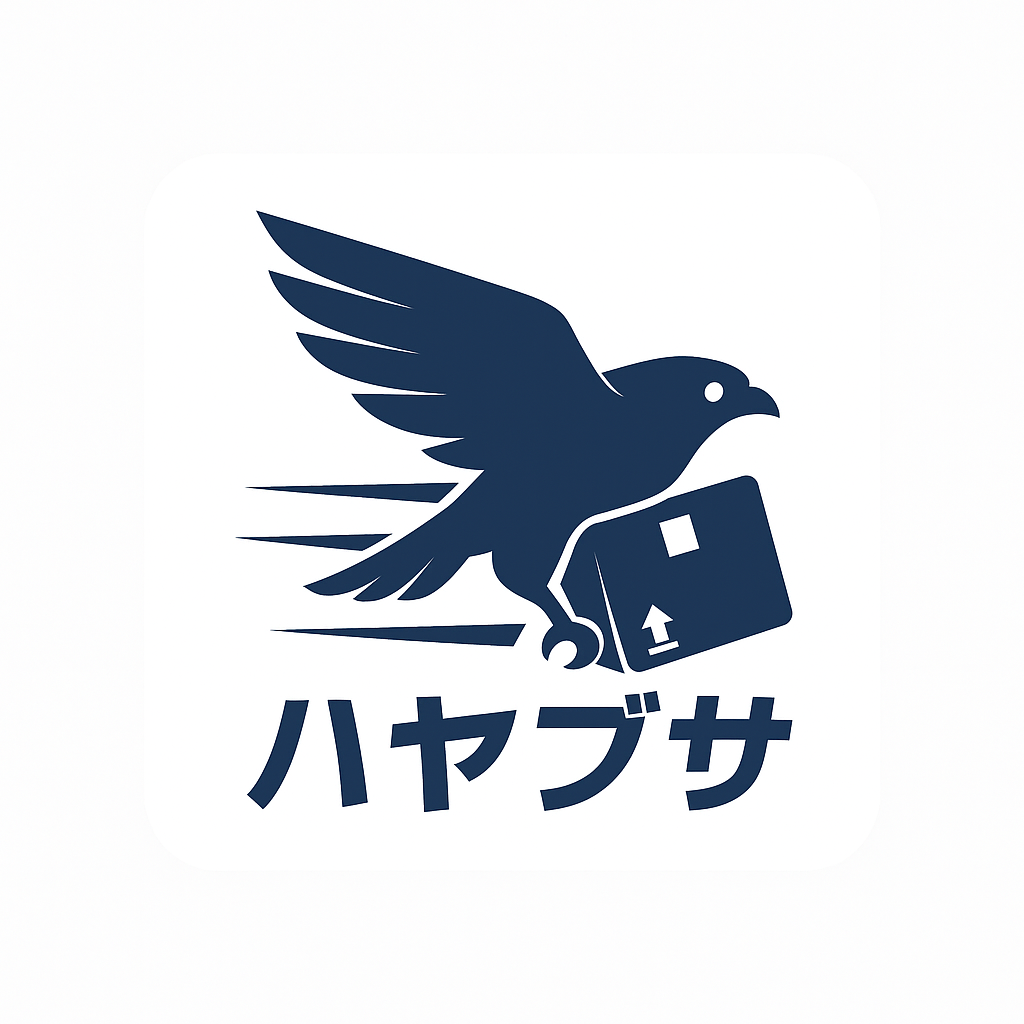 ハヤブサ運送ロゴ